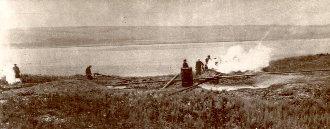 Разведочная скважина Сенгилеевского озера, 1946 год