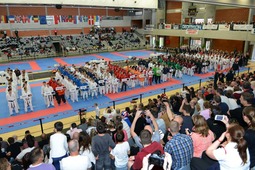 Торжественная церемония открытия соревнований в Бельгии