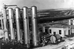 Цех осушки газа № 2 ГКС газопровода Ставрополь — Грозный, 1968 год