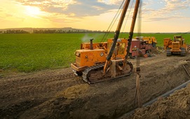 Работы на газопроводе Новопсков — Аксай — Моздок