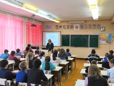 Познавательная лекция по экологии для школьников из станицы Рождественской Ставропольского края.