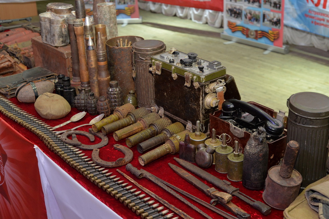 Экспозиция была посвящена видам оружия времен Великой Отечественной войны. Фото Андрея Тыльчака