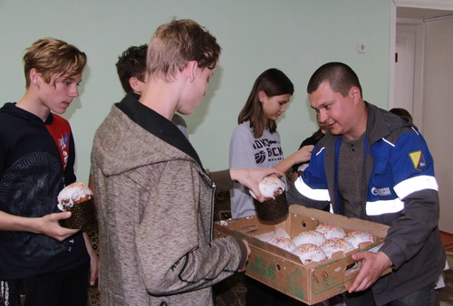 Благотворительная акция в Светлоградском управлении. Фото Павла Куликова