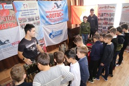 Урок мужества в средней общеобразовательной школе села Карагали Астраханской области