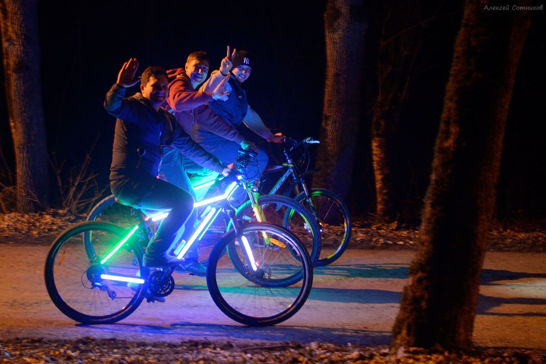 Маршрут велофлешмоба пролегал в курортной зоне Пятигорска