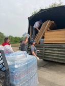 Гуманитарная помощь готовится к отправке. Фото Алеси Козловой.