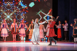 Праздничный концерт на церемонии открытия слета. Фото ООО "Газпром трансгаз Уфа"