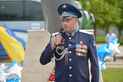 Начальник Ставропольского кадетского военного училища, полковник Вячеслав Преснухин. Фото Андрея Тыльчака