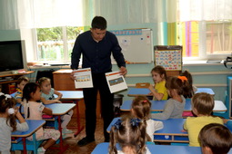 Открытое занятие в детском саду пос. Лиман Астраханской области