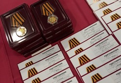 Медали "Дети войны" получили 396 жителей поселка Рыздвяного Ставропольского края. Фото Владимира Коваленко