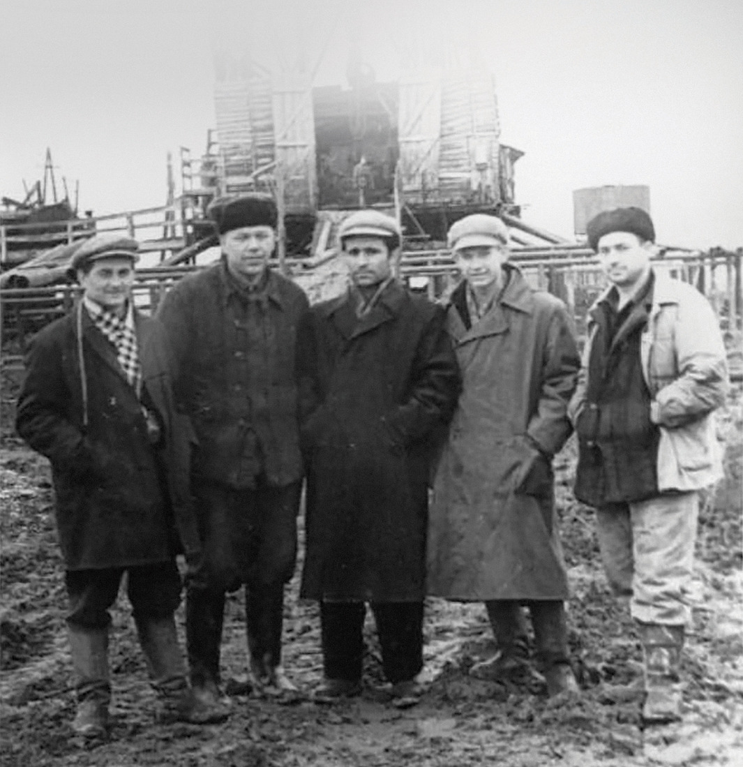 Буровая на Ставропольском газопромысловом управлении, 1960-е годы
