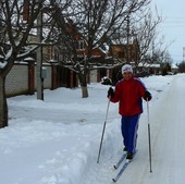 Лыжи — одно из увлечение М.А. Прокопьева