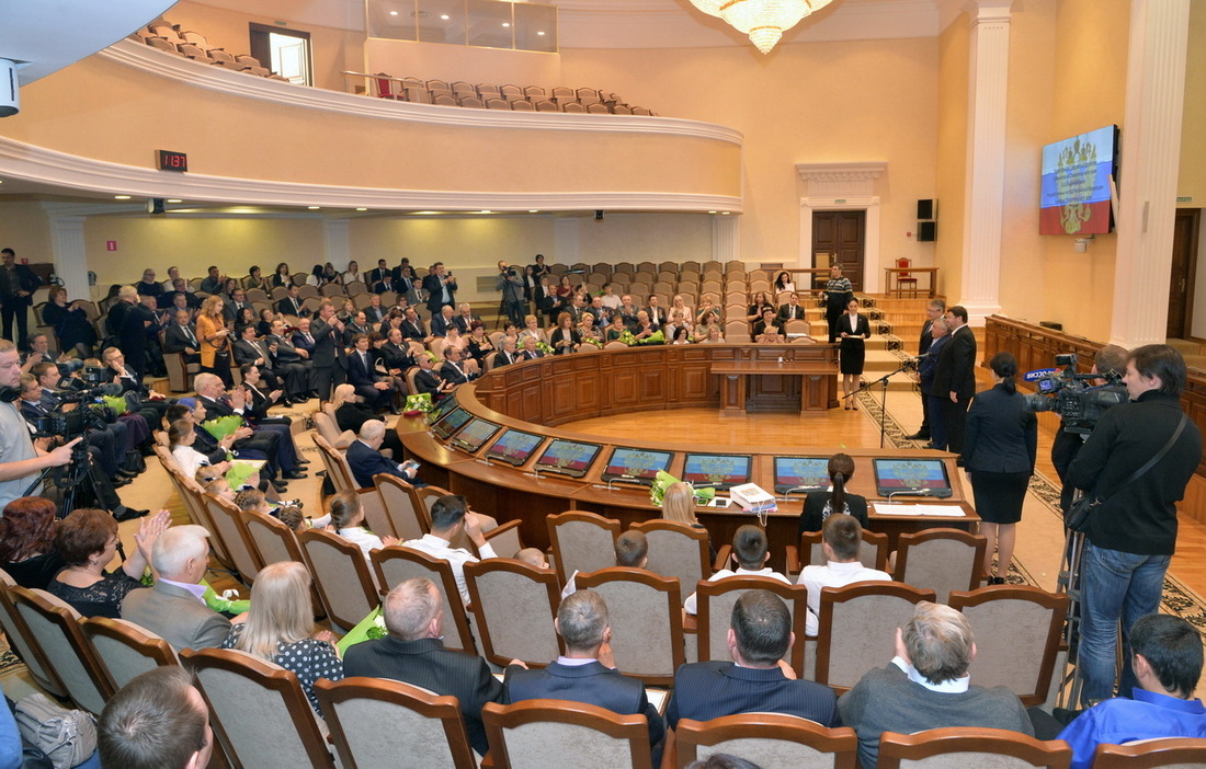 Торжественная церемония награждения государственных наград в Правительстве Ставропольского края, 10 декабря 2019 года