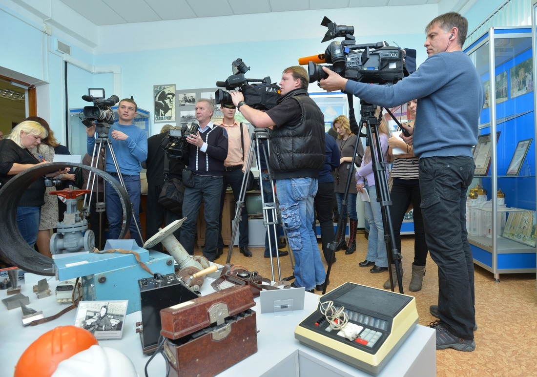 Журналисты ведущих СМИ региона в музее истории Изобильненского ЛПУ МГ