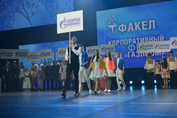 Представители ООО «Газпром трансгаз Ставрополь» на параде делегаций дочерних обществ и организаций ПАО «Газпром».