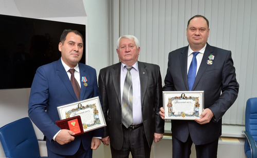 Слева направо: Алексей Атакишиев, Владимир Здор и Алексей Завгороднев