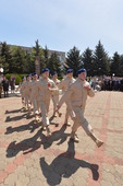 Выступление юнармейцев поселка Рыздвяного. Фото Андрея Тыльчака