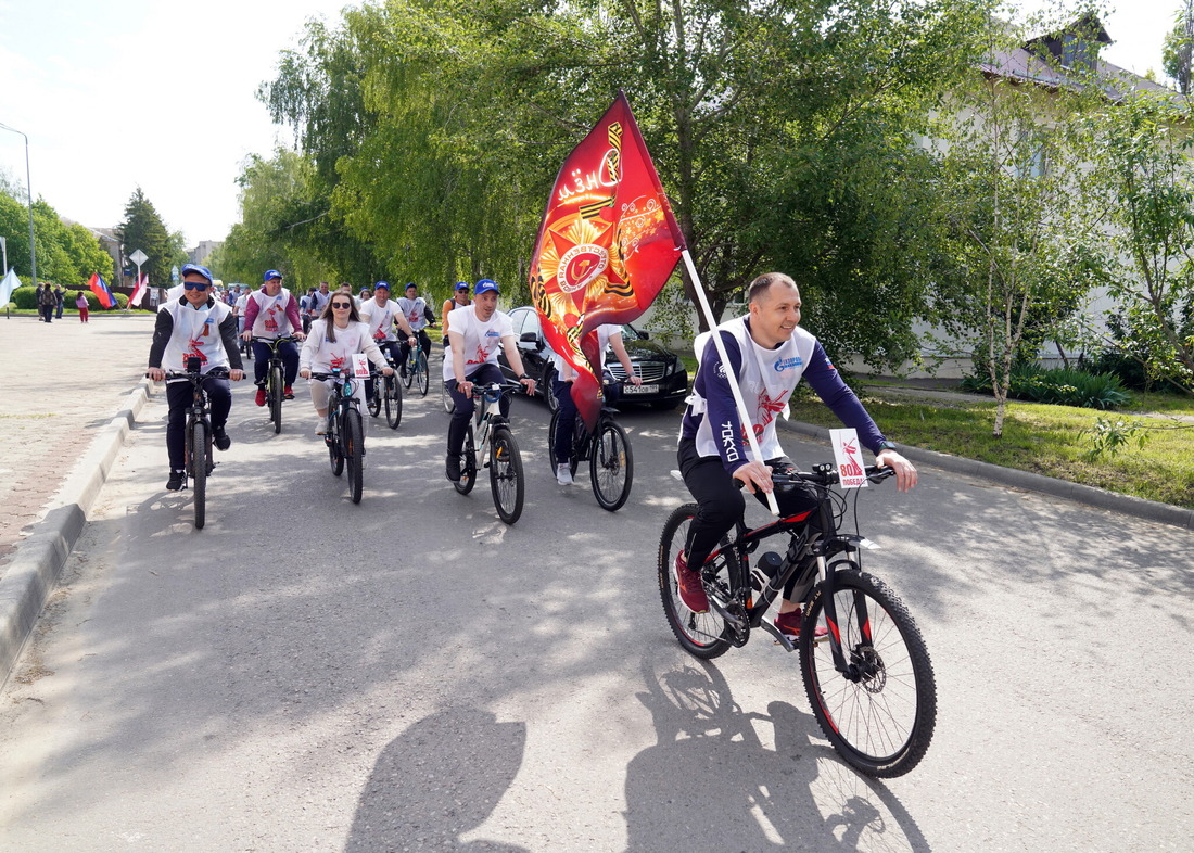 Велопробег в честь 80-летия Великой Победы.