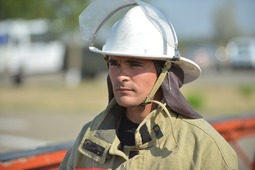 Член добровольной пожарной дружины ООО "Газпром трансгаз Ставрополь"