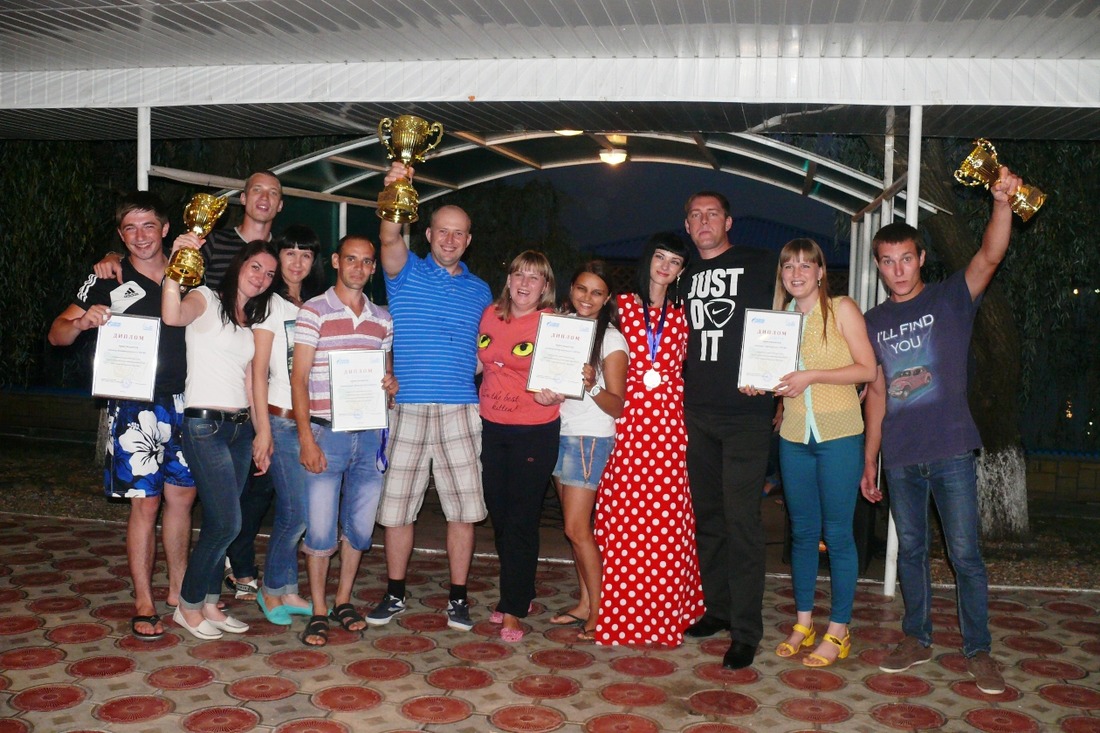 Победители II туристического слета молодых работников ООО "Газпром трансгаз Ставрополь"