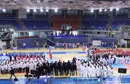 Церемония открытия первенства Европы по сетокан карате-до в Сербии