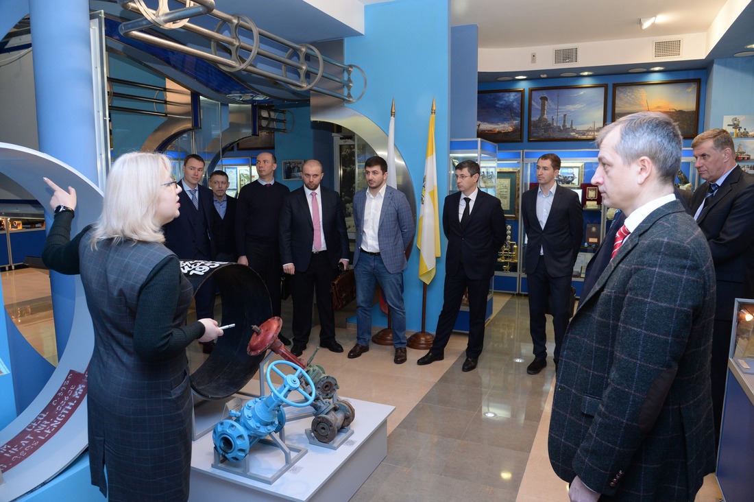 Экскурсия в информационно-выставочный зал ООО "Газпром трансгаз Ставрополь"