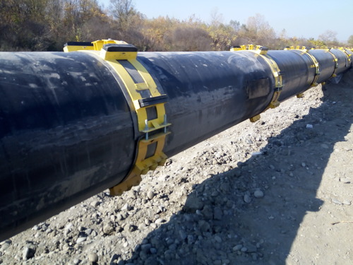 Строительство линейной части газопровода Моздок — Грозный