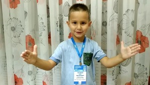 Стопкадр из видеоролика 5-летнего Саши Литвинова