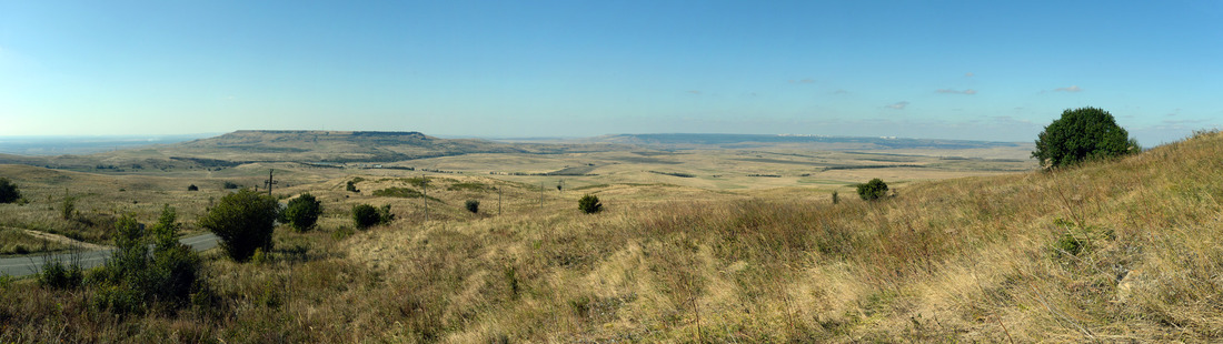 Панорама с вершины горы Стрижамент