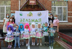 Экологическое занятие в детском саду поселка Рыздвяного Ставропольского края