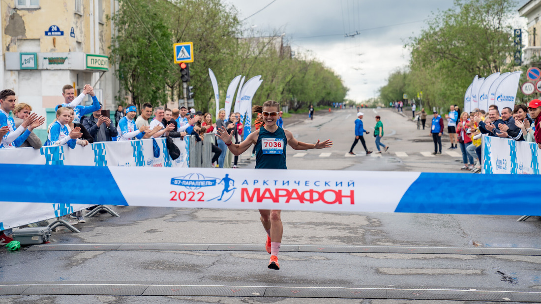 "Арктический марафон-2022". Фото службы по связям с общественностью и СМИ ООО "Газпром трансгаз Ухта"