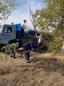 Для генеральной уборки было привлечено несколько десятков единиц техники.