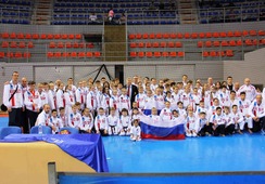 Сборная России на турнире в Сербии