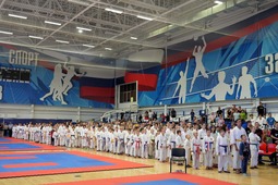 На соревнования в Ставрополь приехали более 300 каратистов из четырех регионов страны.