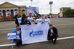 Команда ООО "Газпром трансгаз Ставрополь" — победительница легкоатлетической эстафеты