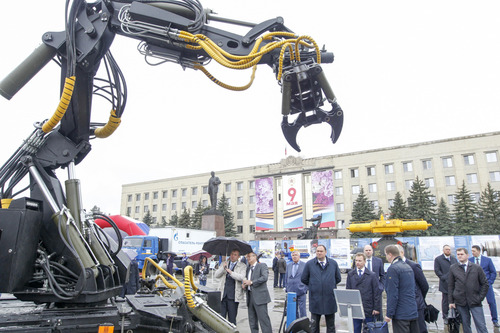Инженерный роботизированный комплекс на специализированной выставке в Ставрополе