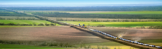 Строительство магистрального газопровода КС "Изобильный" — Невинномысск