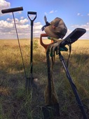 Поисковая экспедиция "Боевые рубежи Ставрополья" проходила в Курском муниципальном округе Ставропольского края. Фото Ставропольского регионального отделения Российского военно-исторического общества