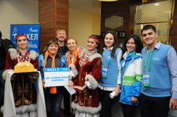Творческие коллективы ООО «Газпром трансгаз Ставрополь» встречают гостеприимные башкиры.