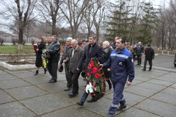 Митинг в селе Привольном Ставропольского края