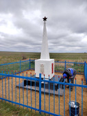 Ремонт памятника в зоне ответственности Зензелинского ЛПУМГ.