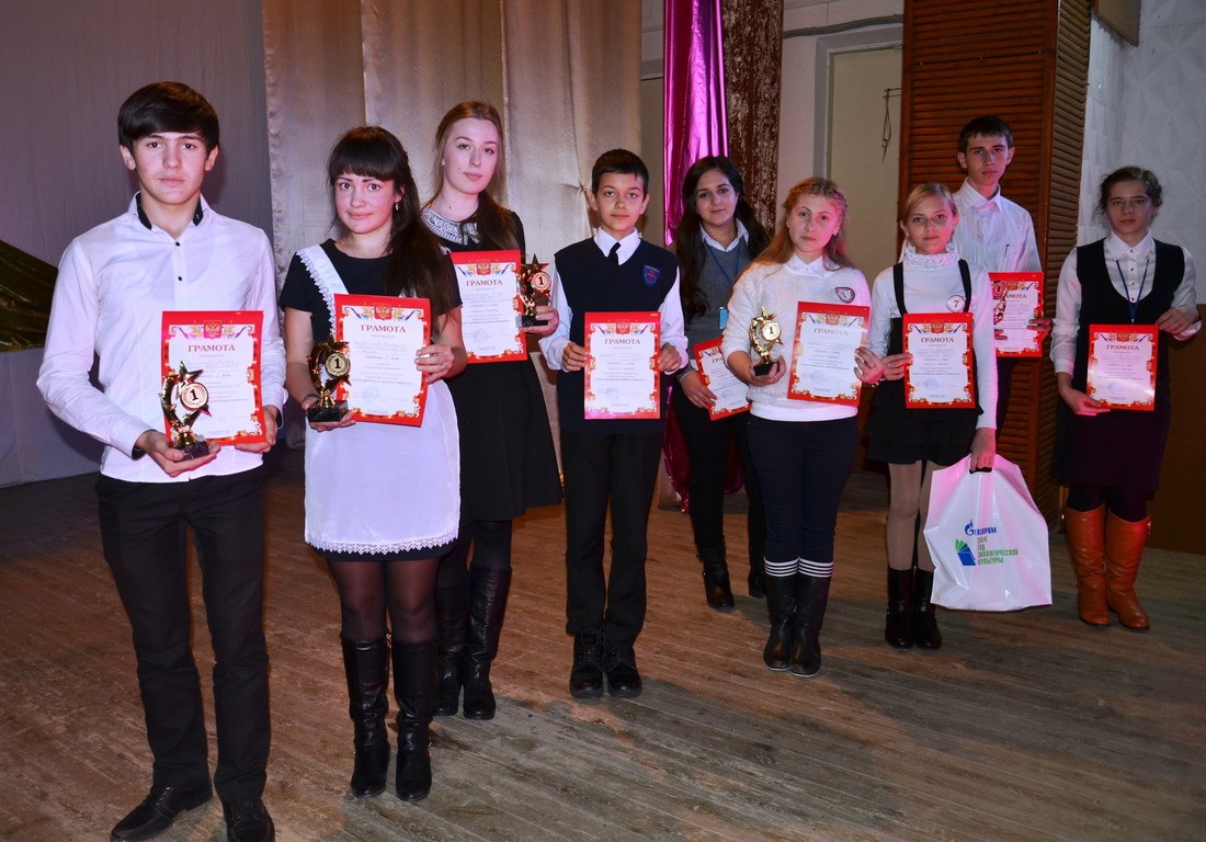 Победители районной научно-практической конференции «Эколого-краеведческие проблемы Ставрополья»
