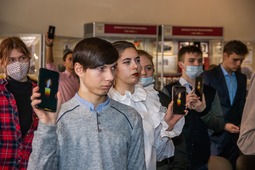 Юные участники круглого стола. Фото пресс-службы РВИО в Ставропольском крае