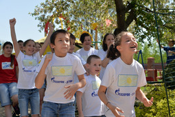 Спортивный праздник для воспитанников социальных учреждений Ставрополья. Фото Андрея Тыльчака