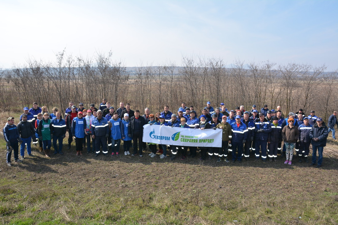 Участники экологической акции "Сохраним природу Ставрополья"