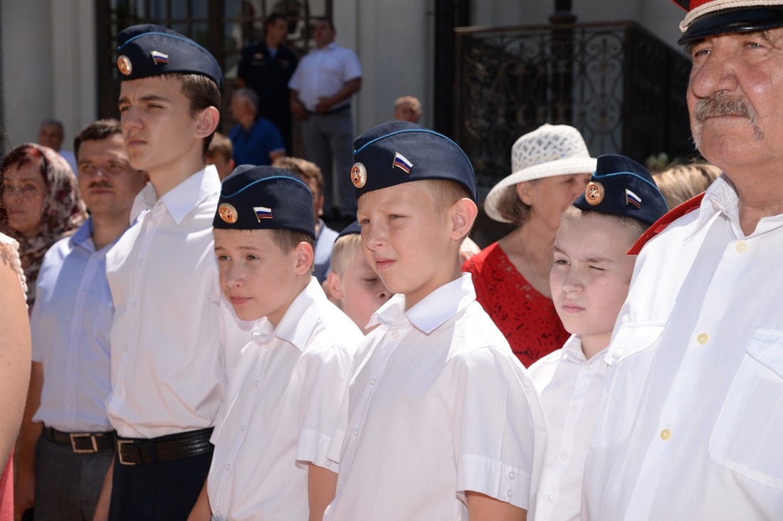 Юные кадеты приобщились к историческому прошлому своей Родины.