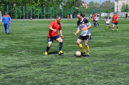 Соревнования по футболу проходили на стадионе "Кожаный мяч"
