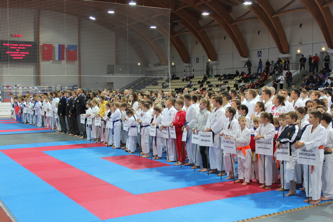 Церемония открытия XI Кубка России и Всероссийских соревнований по сетокан карате-до
