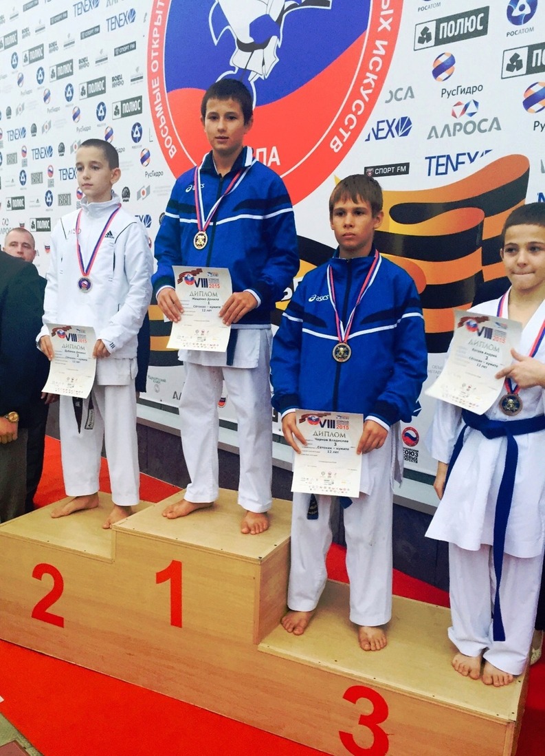Данила Мащенко — победитель Всероссийских юношеских игр по сетокан карате-до в возрастной категории 12-13 лет