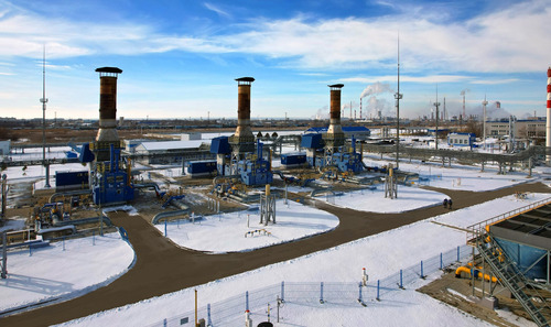Большинство газоперекачивающих агрегатов в период отопительного сезона задействовали в процессе компримирования голубого топлива. Фото Андрея Тыльчака.